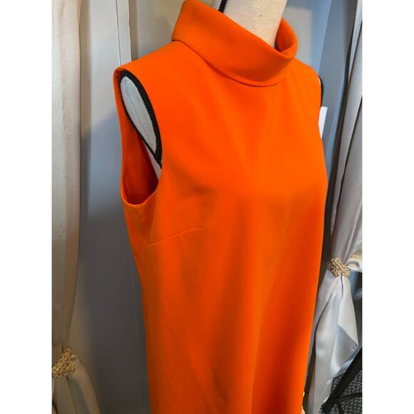 Alex Marie Stunning Sophisticated 10 Mock Neck Sleeveless Back Zip Lined Dress - Picture 3 of 12